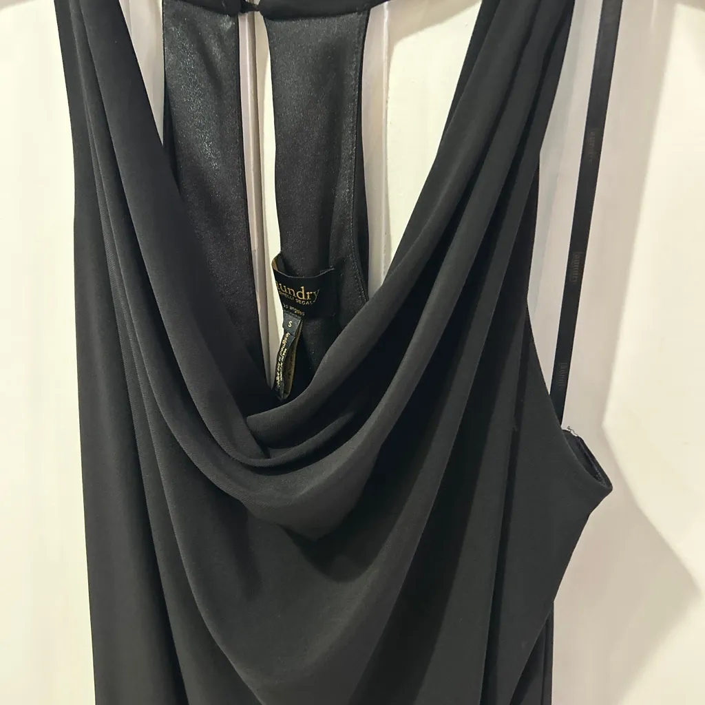 Laundry by Shelli Segal Elegant Black One Piece S - Image 3