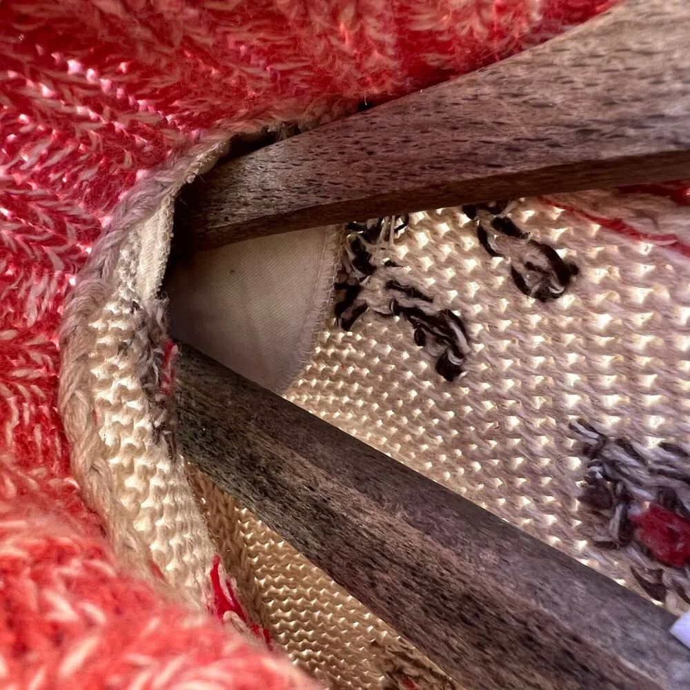 Y2K Christopher and Banks hand embroidered fair isle BoHo turtleneck sweater - Image 4