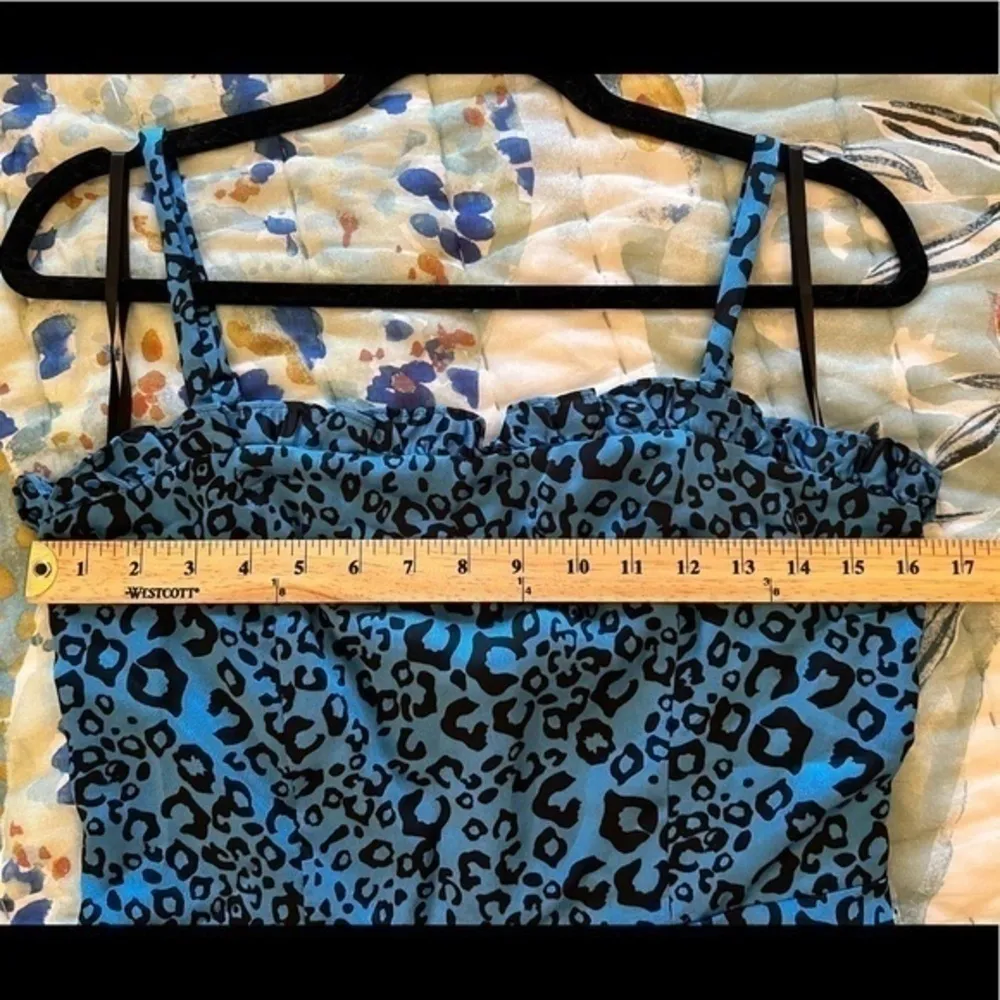 AQUA L Leopard Print Sleeveless Romper - Image 6