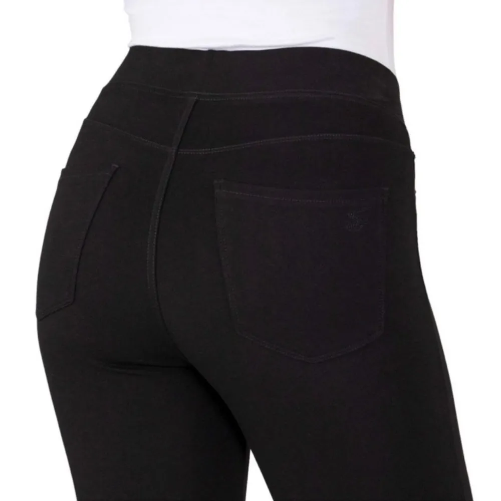 Seven7  Pull On Legging Black Soft Knit Pants Small - Image 4