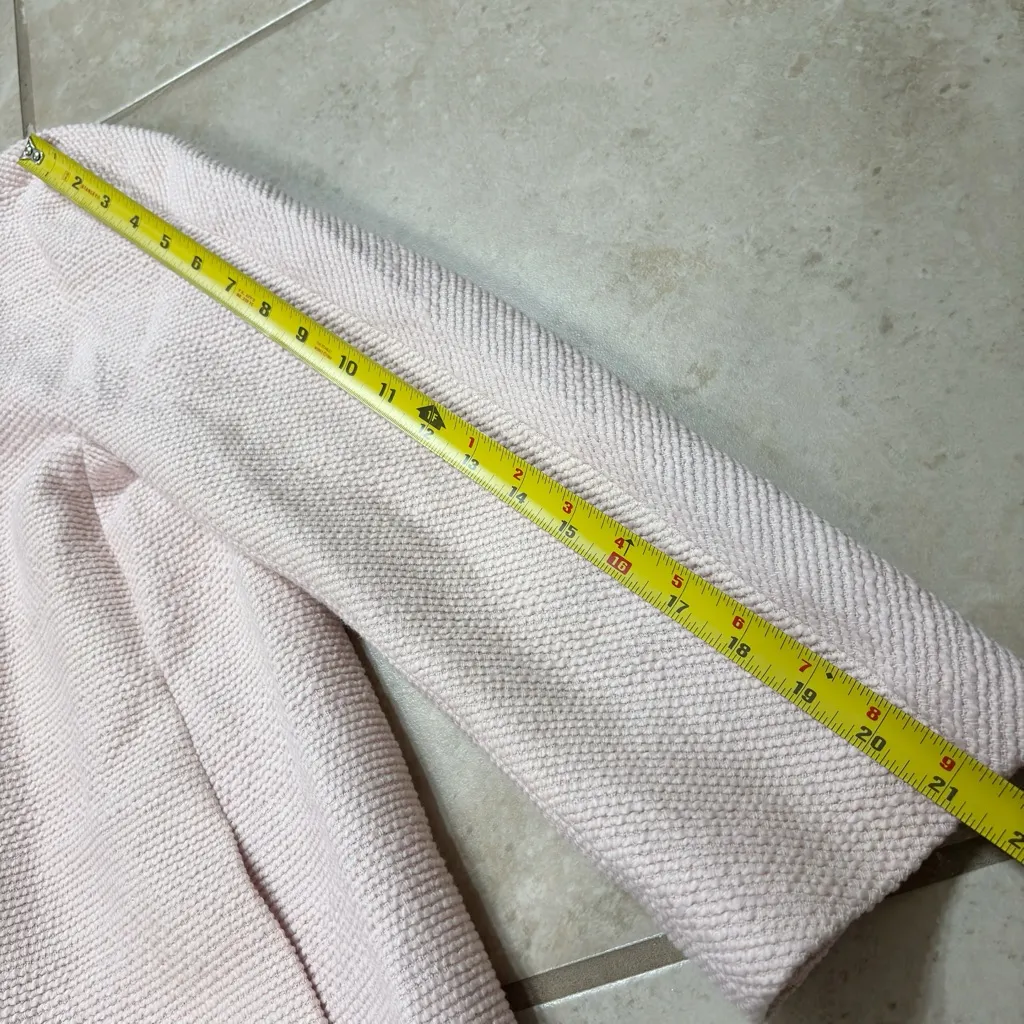 Kate Spade New York Dorothy Bow Front Tweed Coat Size S PINK 100% cotton - Image 7