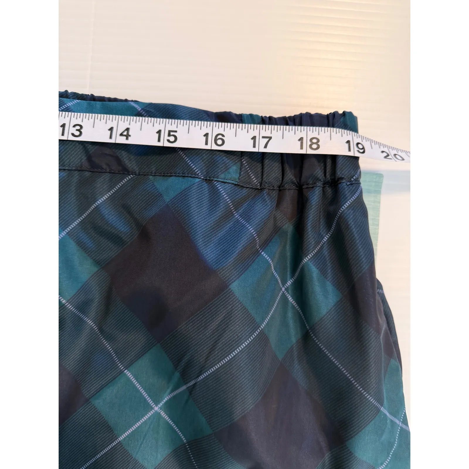 Maeve Taffeta Plus Size 2X Plaid Wide Leg Pants Cropped Trousers New With Tags - Image 5