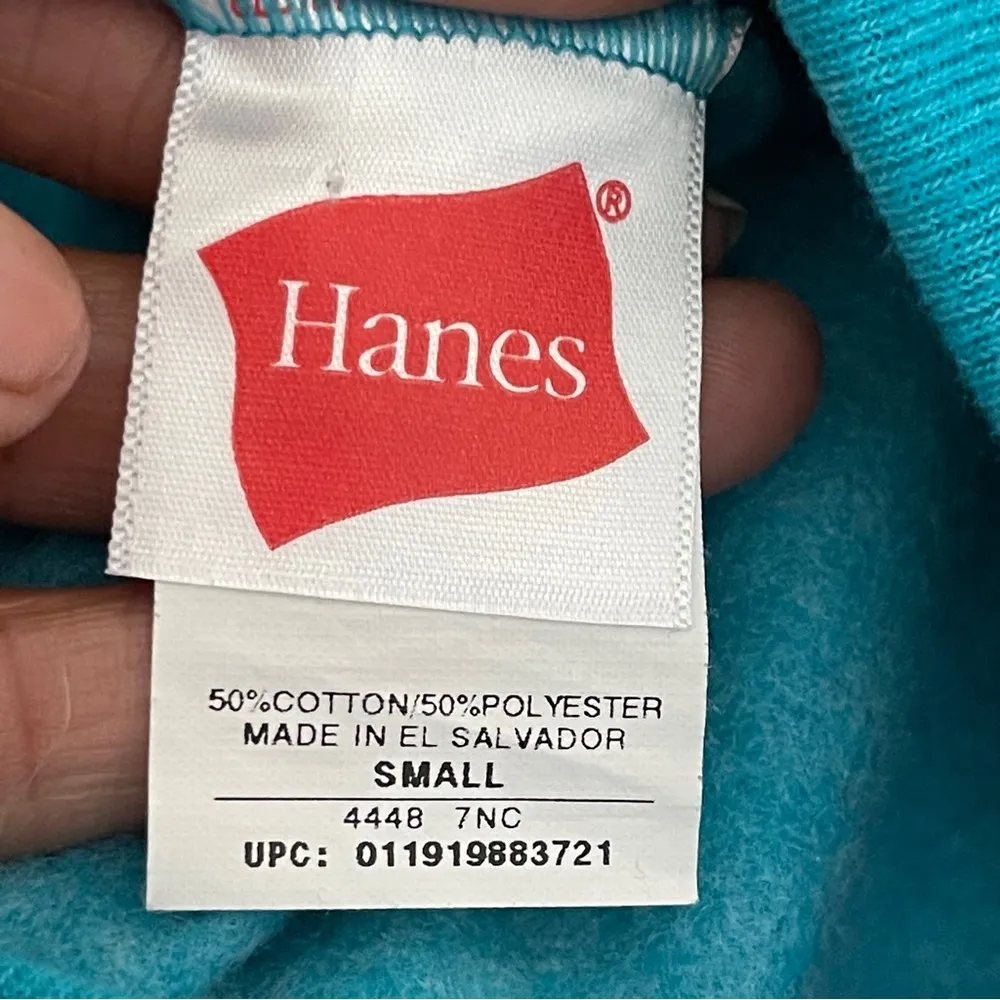 Hanes  | Teal Wide Leg Sweatpants Sz S - Image 4