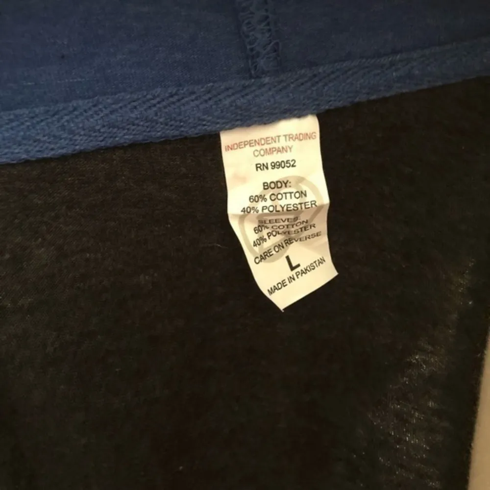 Independent Trading Company Hooded Cardigan Size L Gray Size L - Image 7