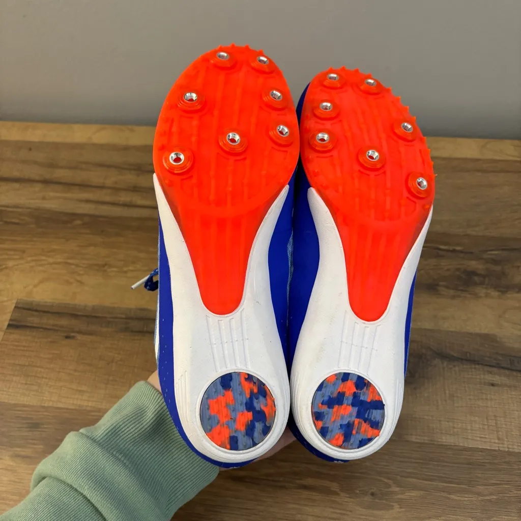 Nike Zoom Rival M Track Running Shoes Chalk Blue Orange Women’s - Image 8