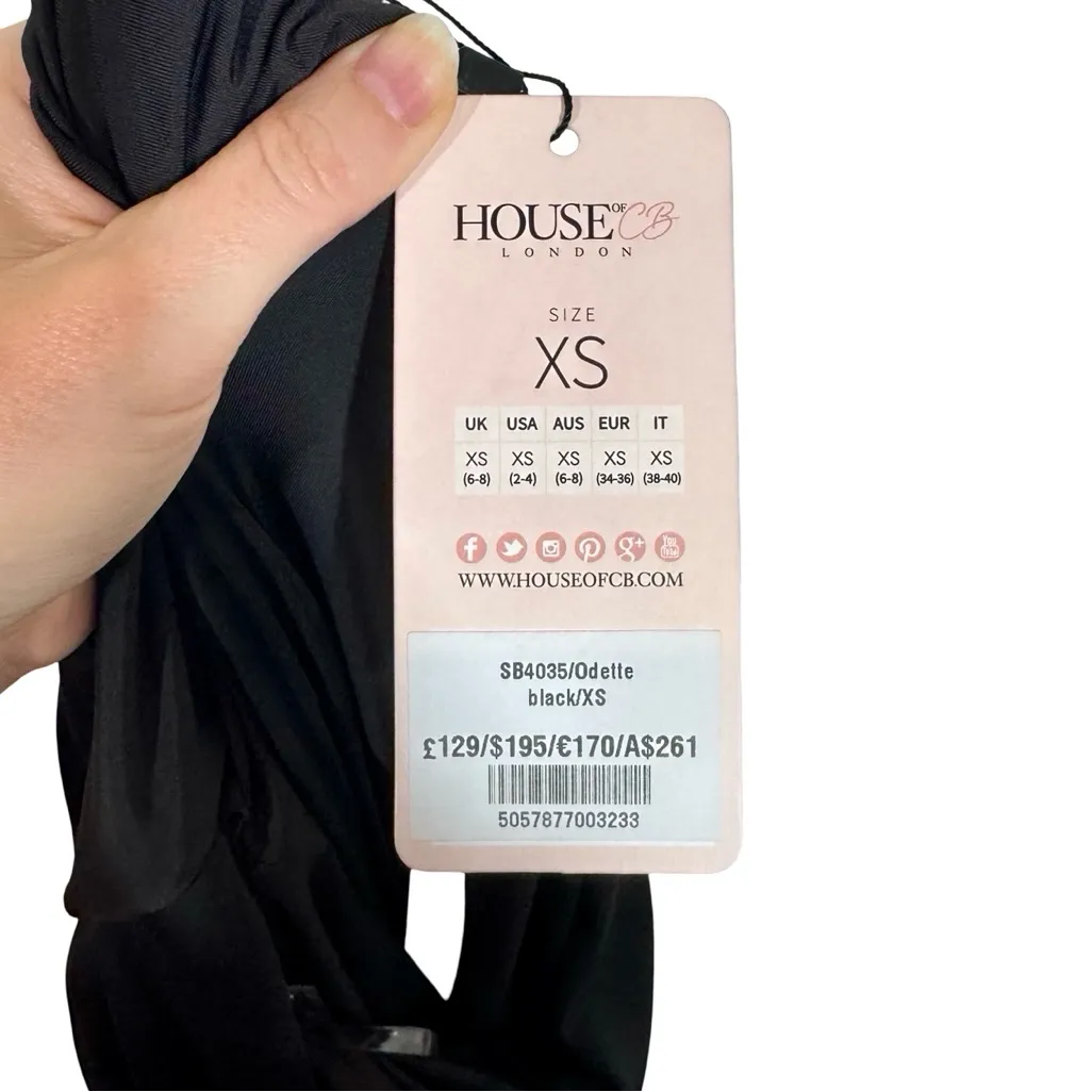 NEW NWT House of CB Odette Cross Front Cutout Maxi Dress - Image 11