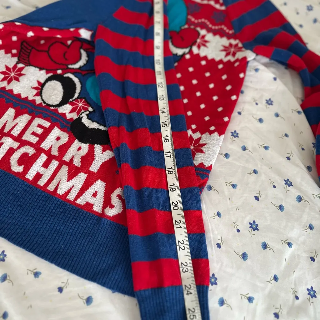 Disney Lilo & Stitch Sz: M Christmas Sweater Long Sleeve Merry Stitchmas. - Image 5