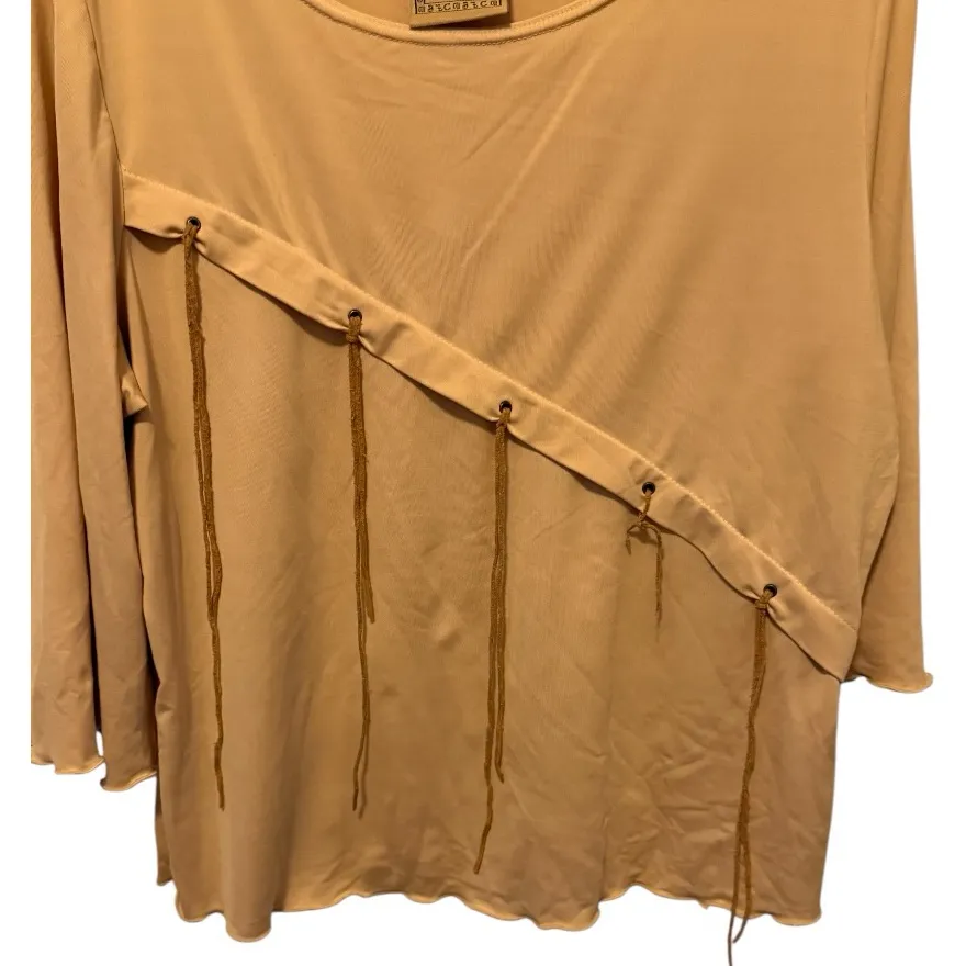Vintage Don't Mess With Texas Top as is Tan Size XL - Image 2