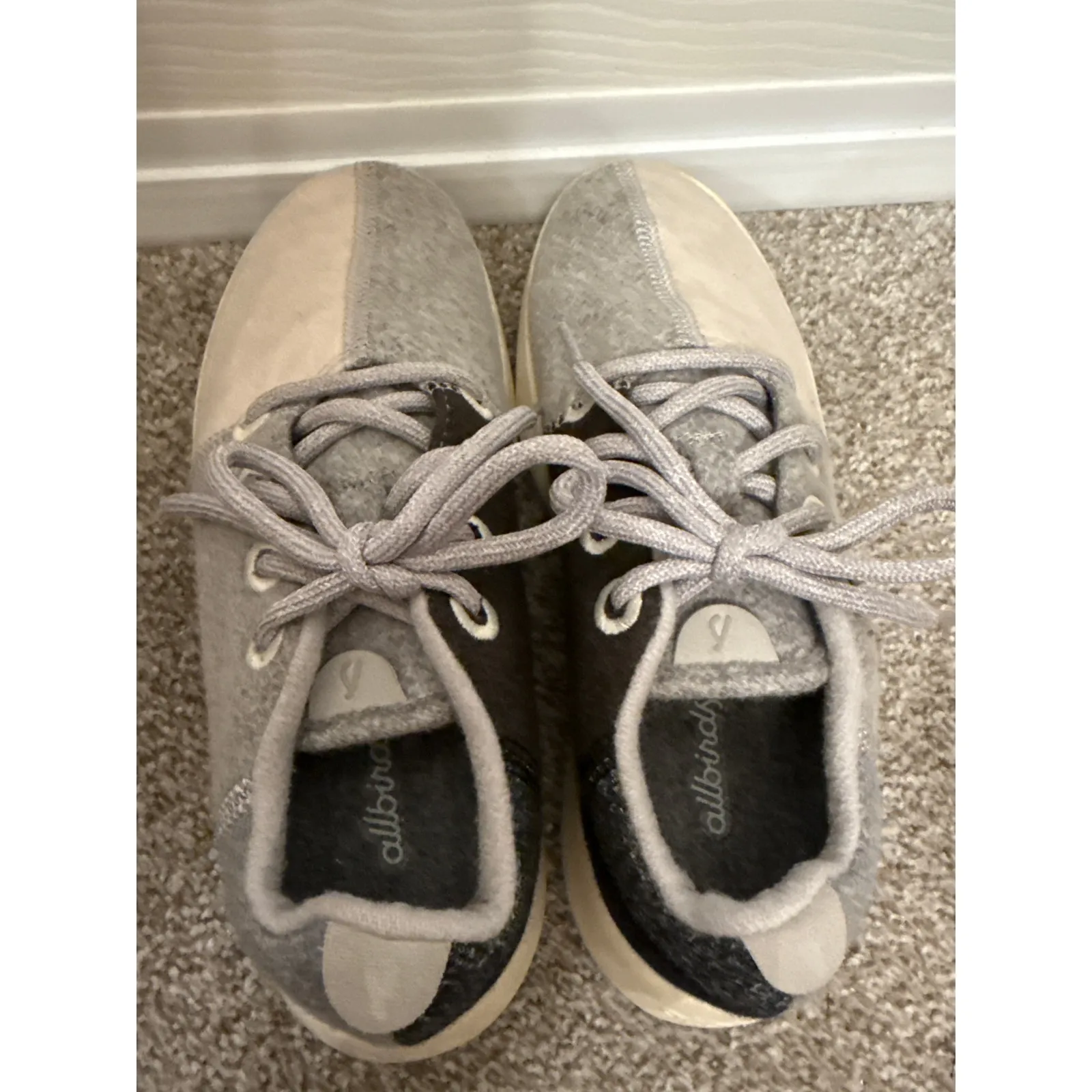 Allbirds Womens Color Block  Wool Runners Patchwork Limited Edition Grey Scale,7 - Image 9