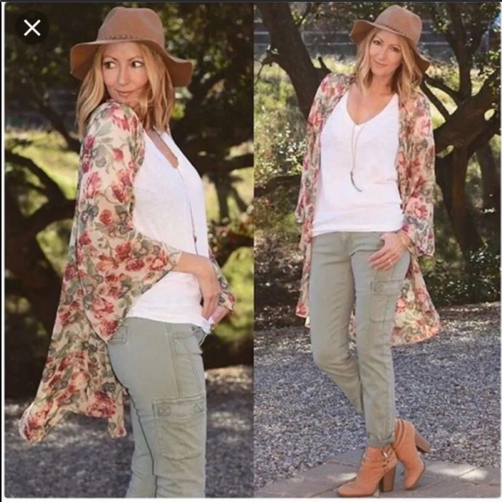 Cabi olive green Cargo skinny jeans - Image 2