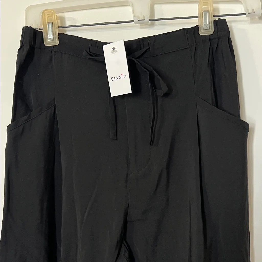 Elodie Black Track Pants - Image 3