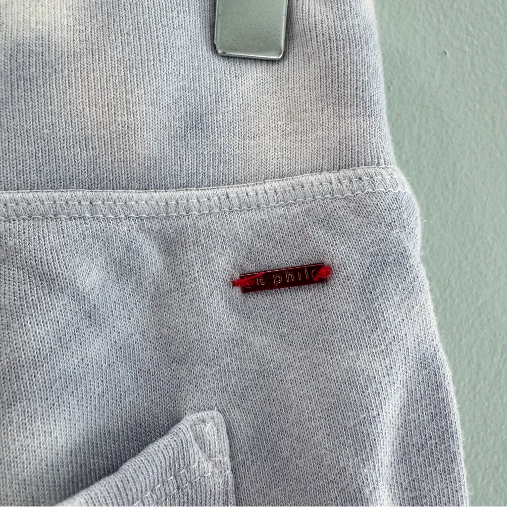 n:PHILANTHROPYTie-Dye Joggers Light Blue Small - Image 9