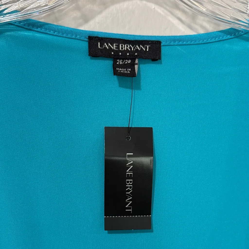 NWT Lane Bryant Vibrant Blue Open front Cardigan plus size 26/28 - Image 4