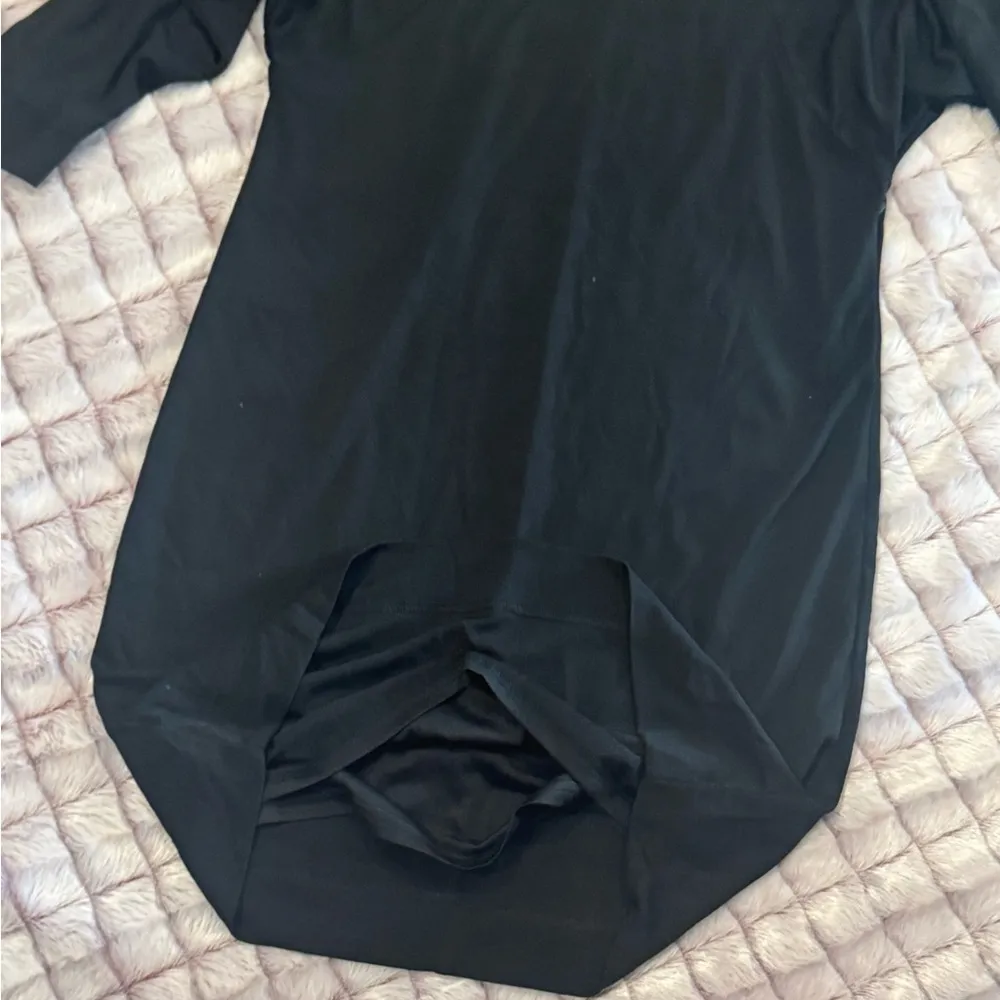 Versona Chic Black 3/4 Sleeve Dress Size S - Image 4