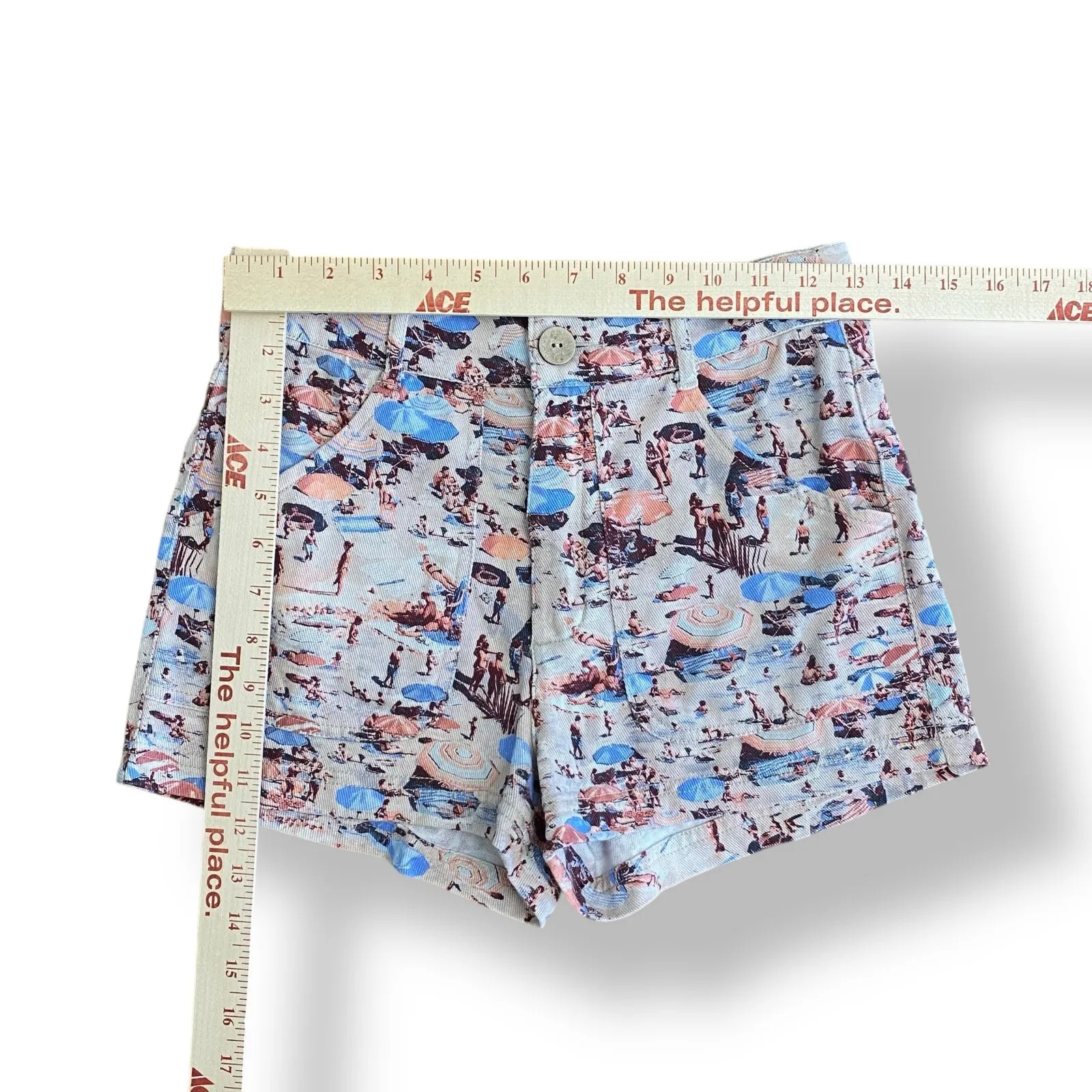 Urban Outfitters Women’s Biebs‎ Printed Vacay Beach Shorts Size 24 - Image 3