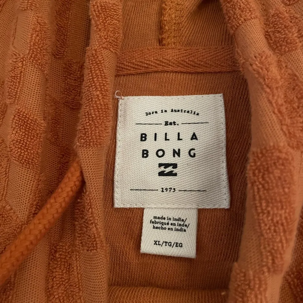 NWOT Billabong Cotton Terry Cloth Towel Hoodie Sweatshirt - Image 9