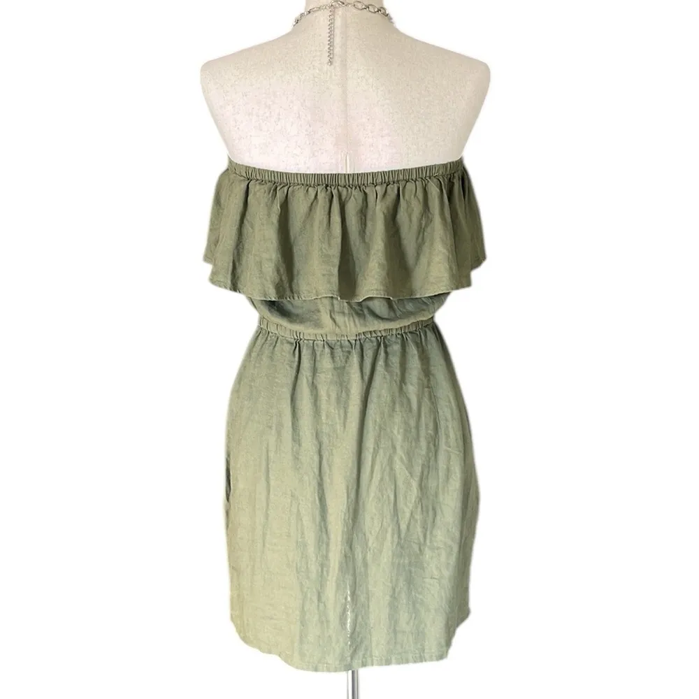 Guess Chic Olive Off-Shoulder Dress - Image 7
