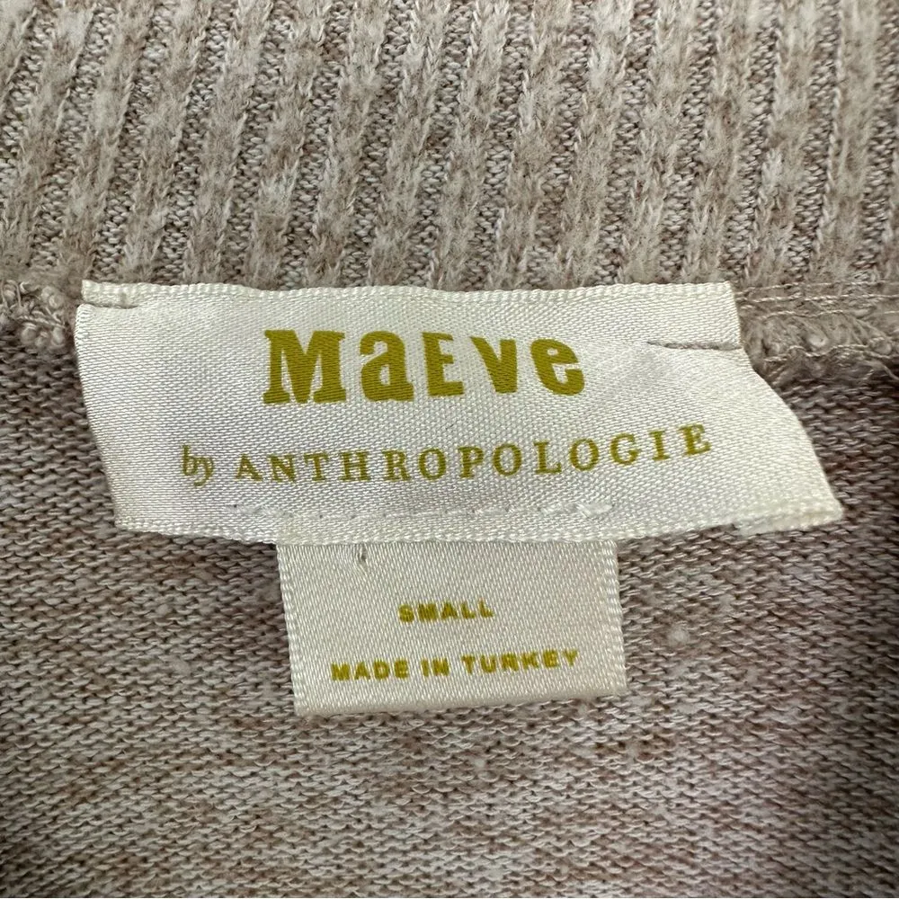 Maeve Anthropologie Mock Neck Sweater Women’s Small Beige Tan - Image 6