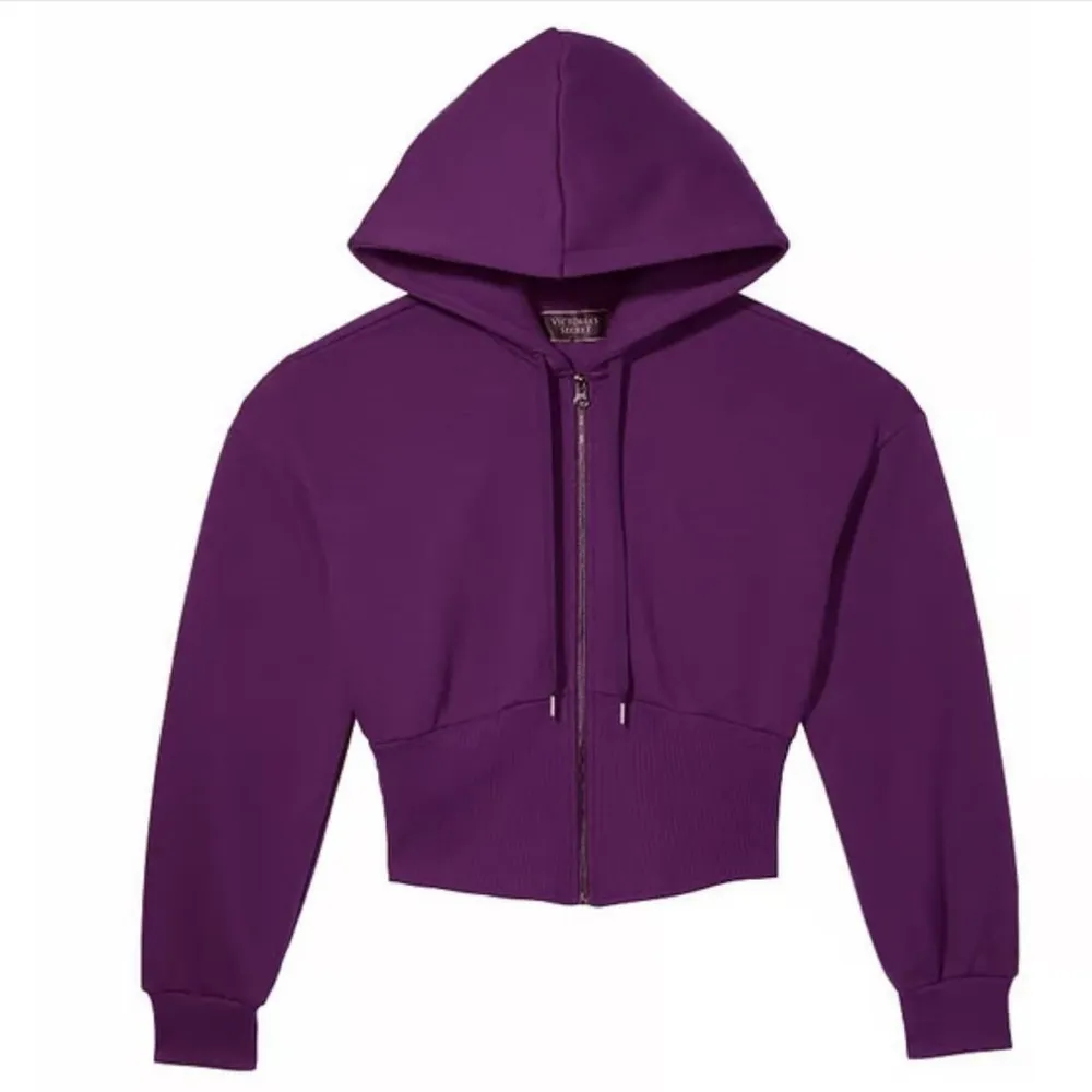 VICTORIA'S SECRET
Cotton Fleece Full-Zip Corset Hooded Sweatsuit - Image 3