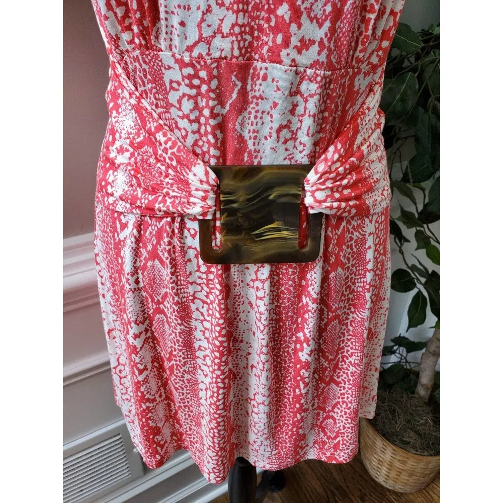 Liz Lange Women's Red & White Rayuon Long Sleeve V-Neck Pullover Blouse 1X - Image 3