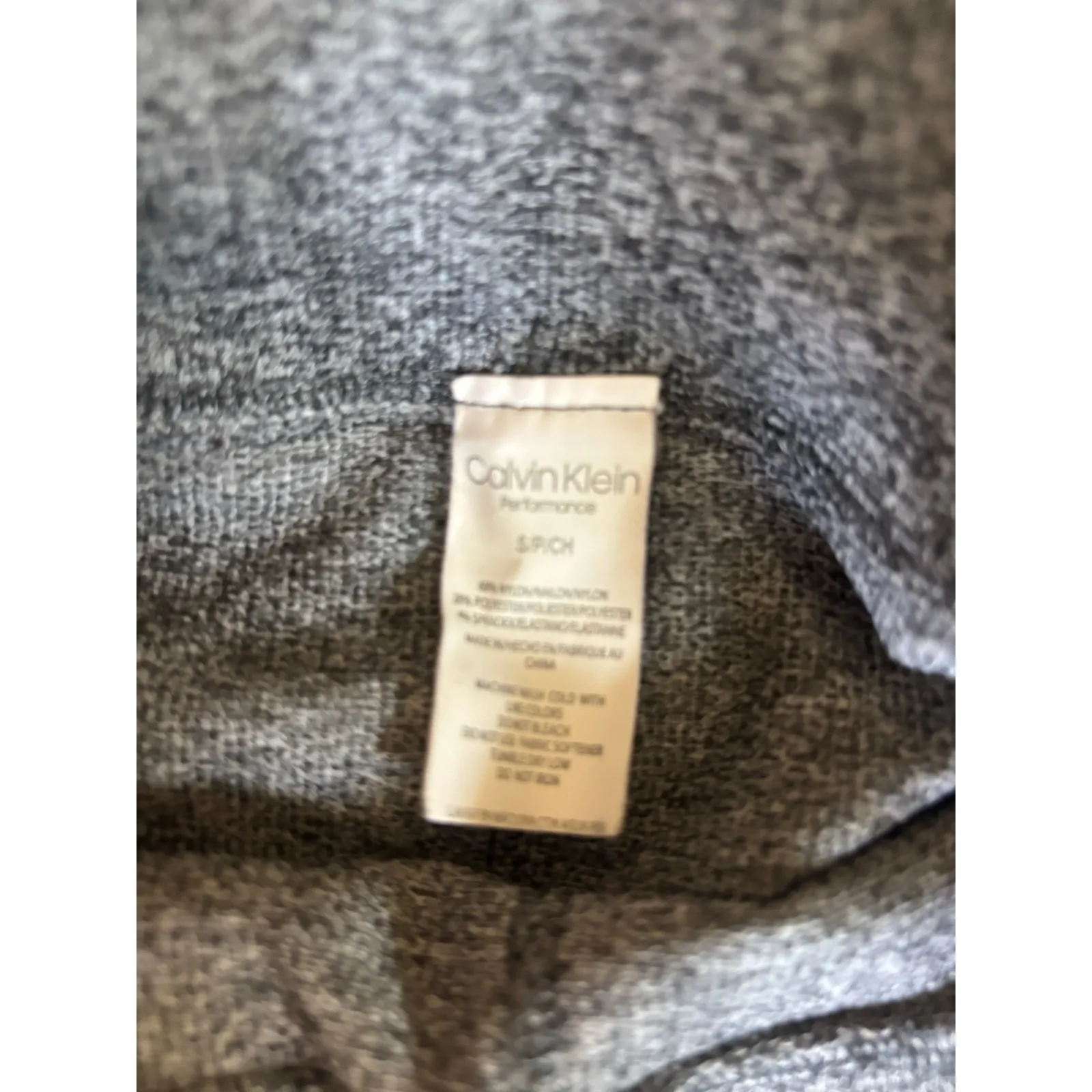 Calvin Klein Gray performance biker shorts - Image 3