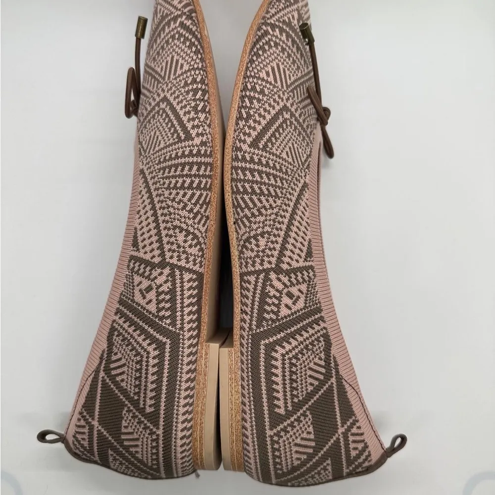 Skechers Cleao Snip Sweet Class Knit Ballet Flats Mocha Size 8.5 - Image 6