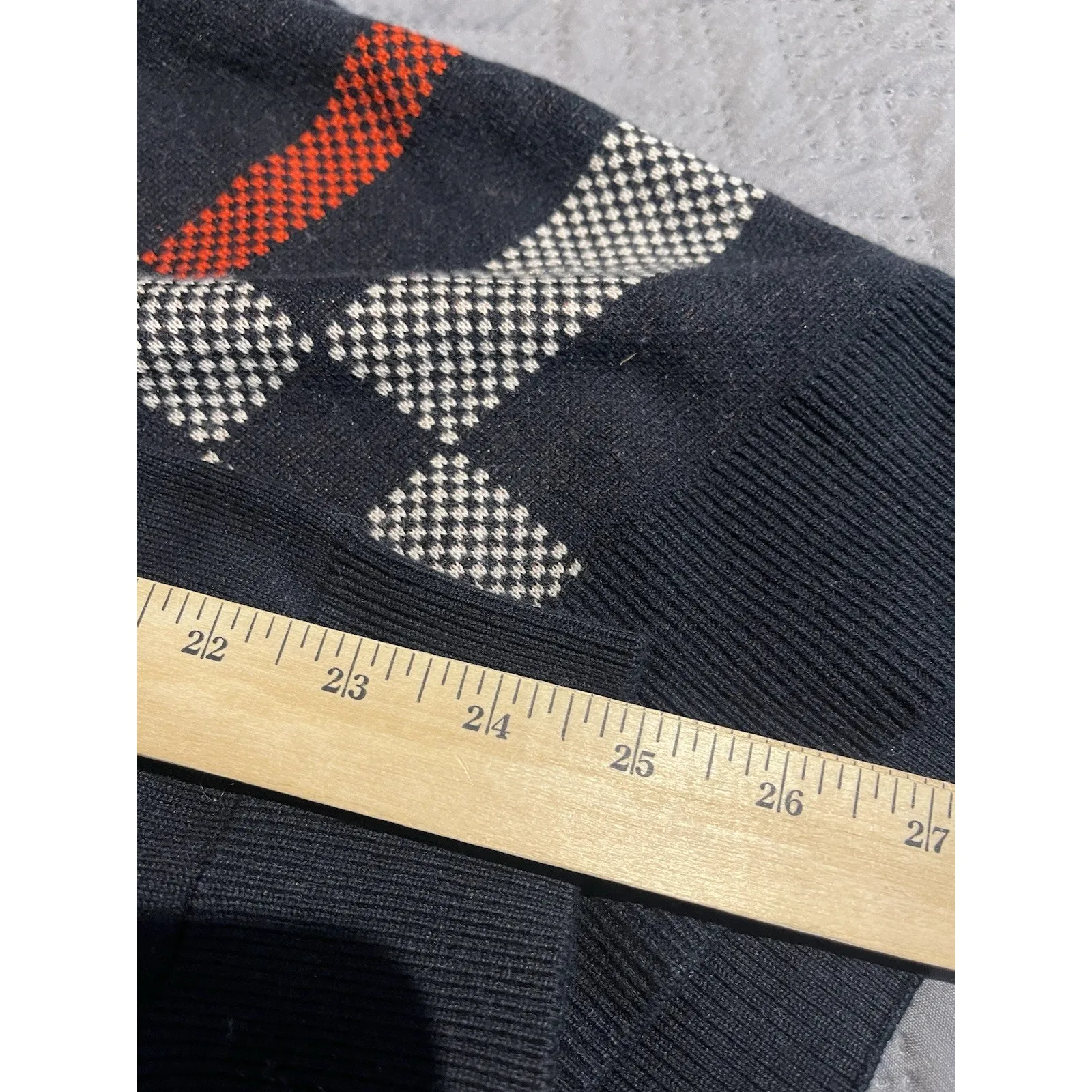 The Limited Women's L black striped thin knit button front cardigan sweater NWTe - Image 6