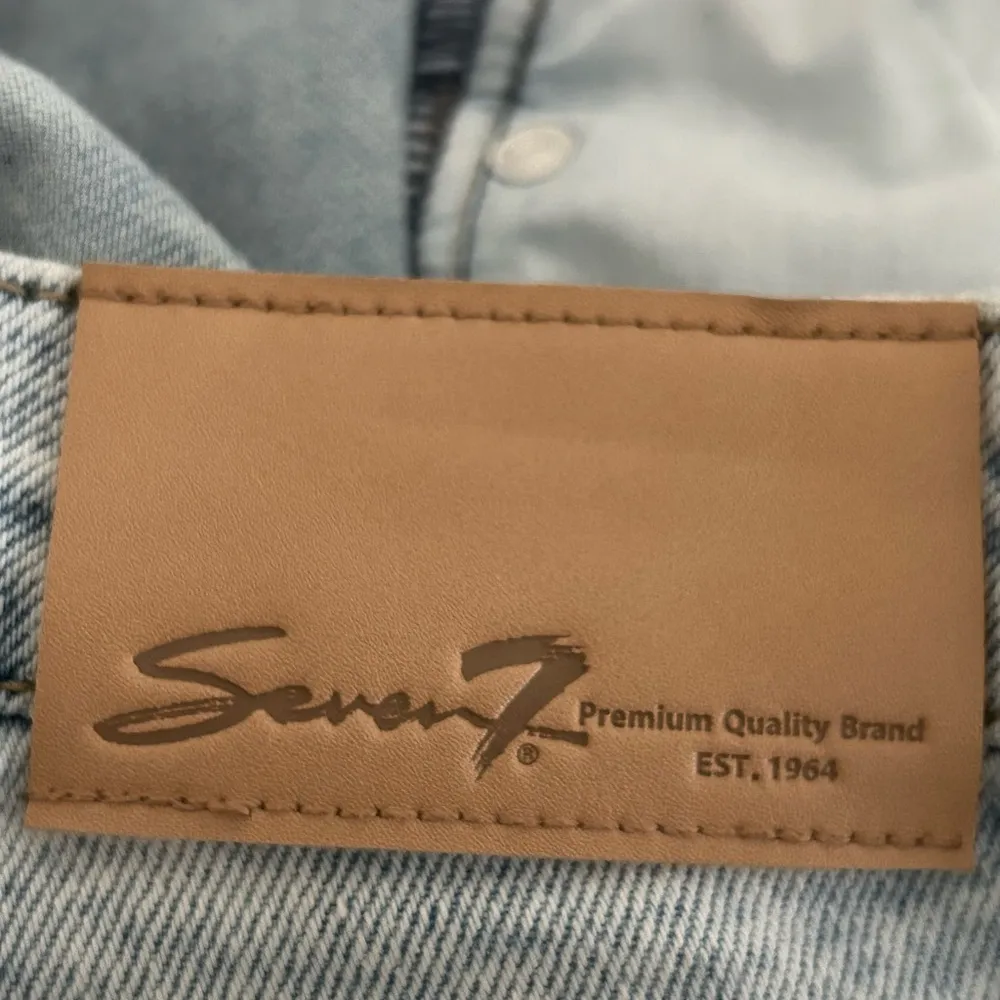 Seven7 Slim Straight Leg Jeans Blue Size 4 - Image 7