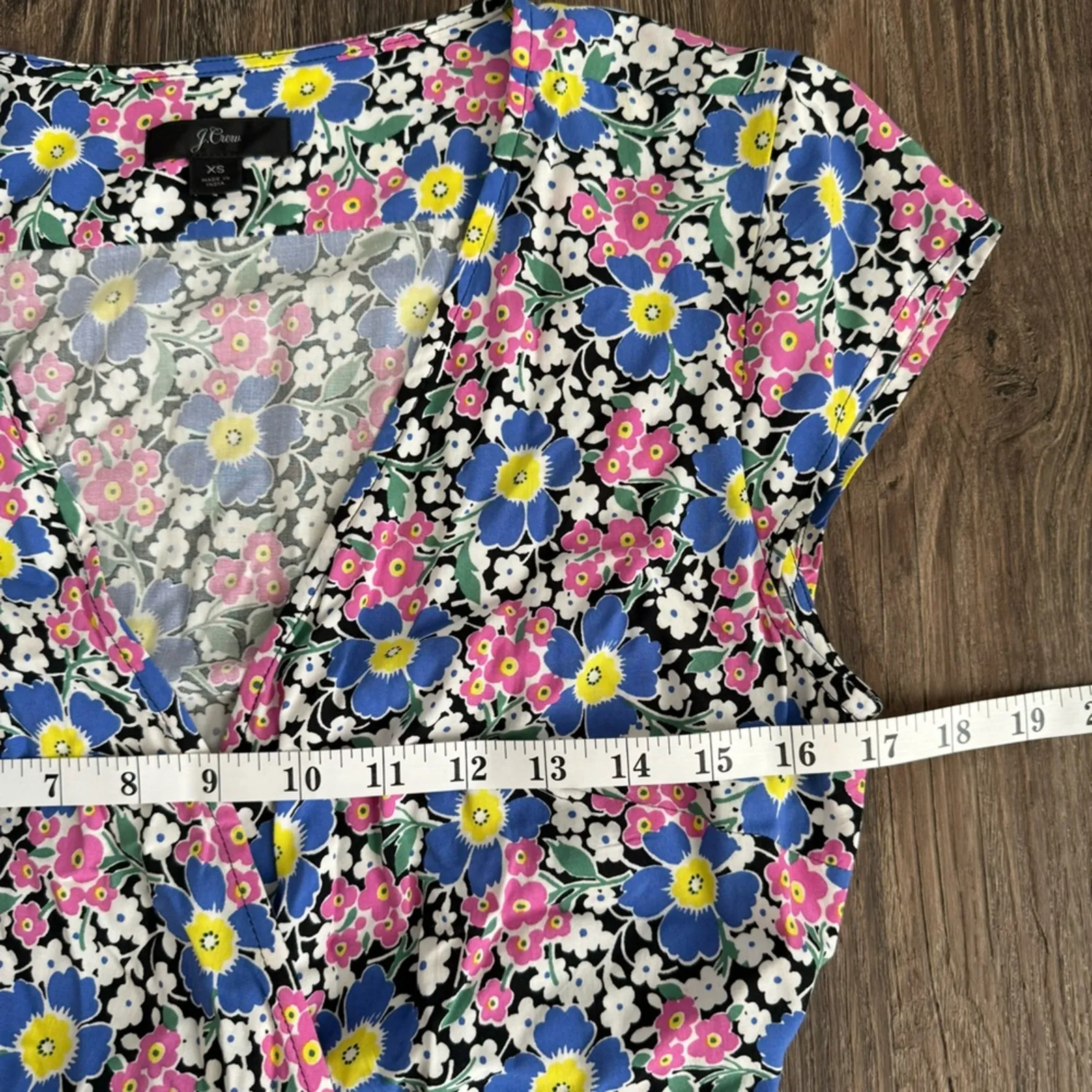 J.Crew Fabrizia Floral Print Wrap Dress Size XS Style L4133 - Image 12