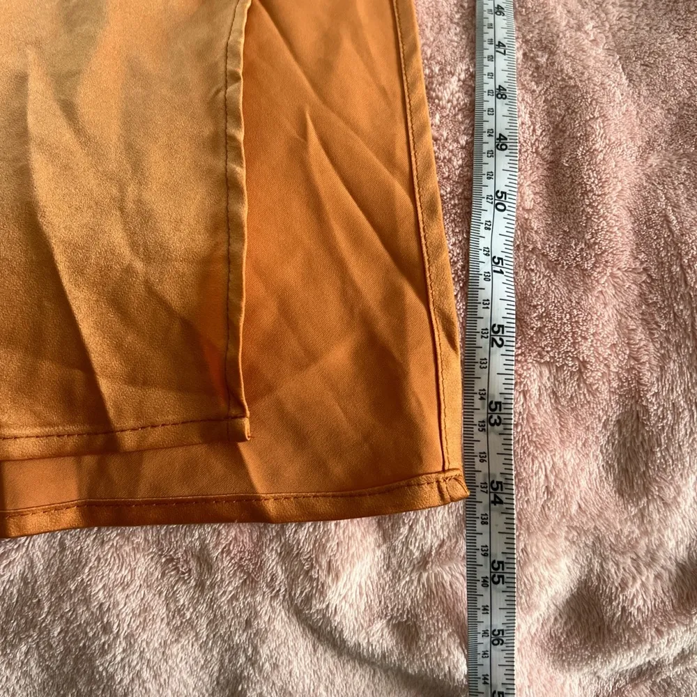 orange cowl neck maxi dress Size L - Image 3