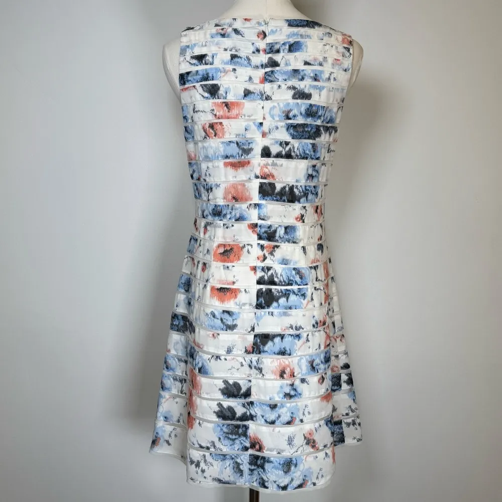 Ann Taylor Petite Fit And Flare Sleeveless Dress Floral Women’s Size 2 Petite - Image 4