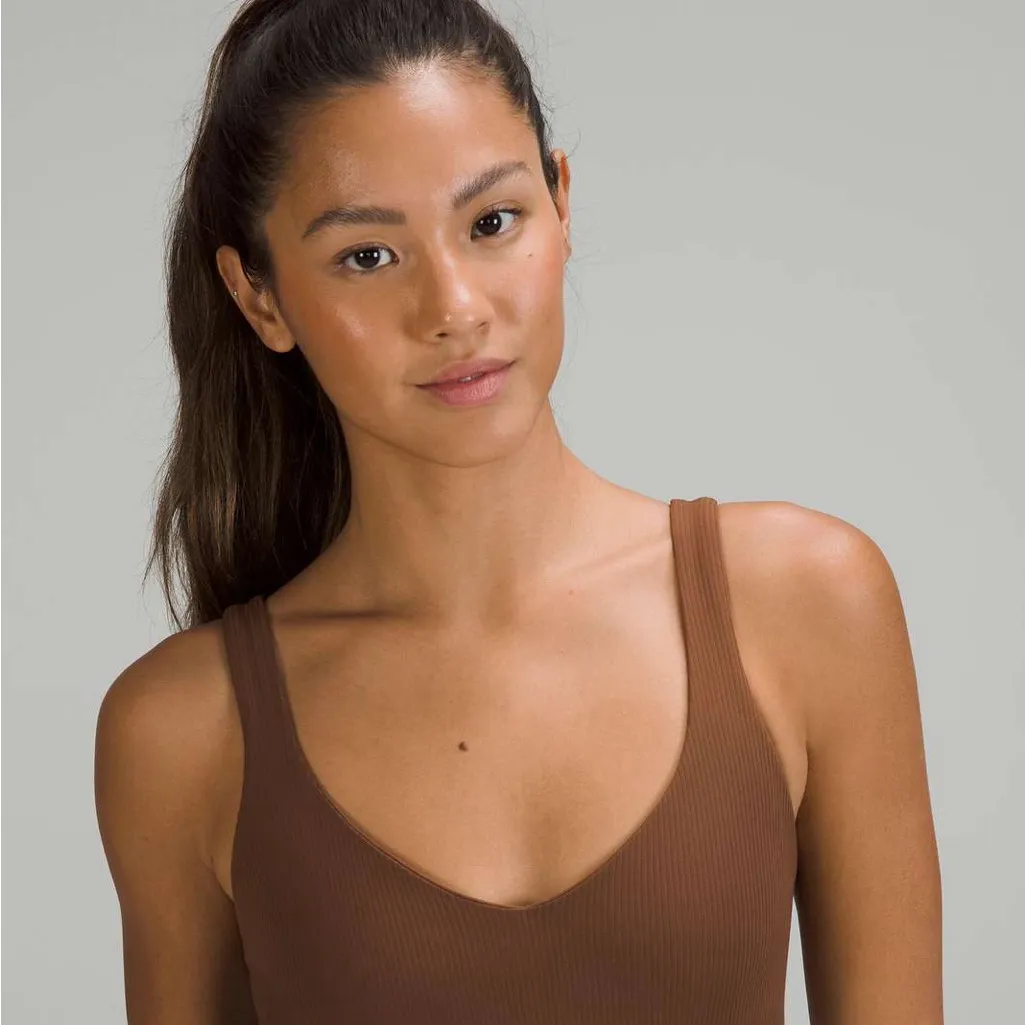 NWT Lululemon Align Ribbed Bodysuit 25"
In Roasted Brown - Image 3