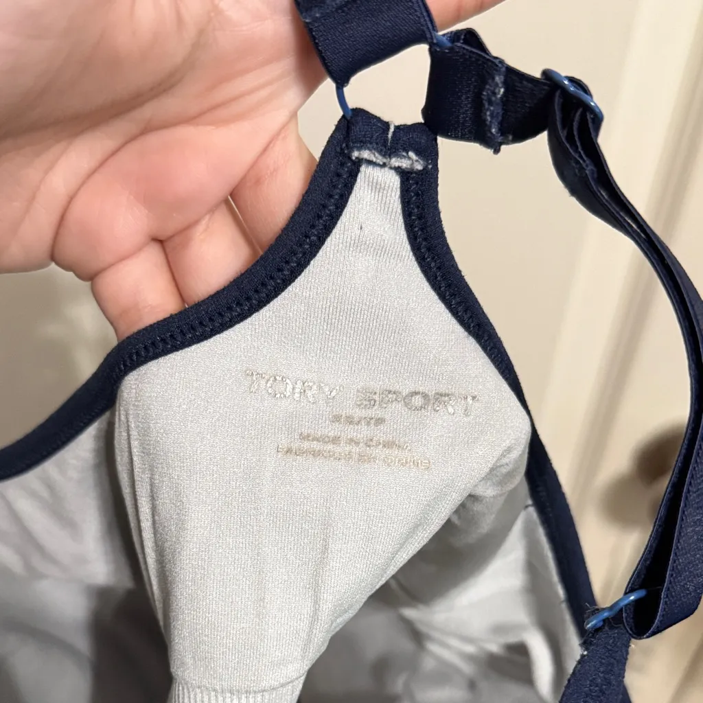 💖 Tory Sport Gray Seamless Leggings & Longline Sports Bra Matching Set - Image 4