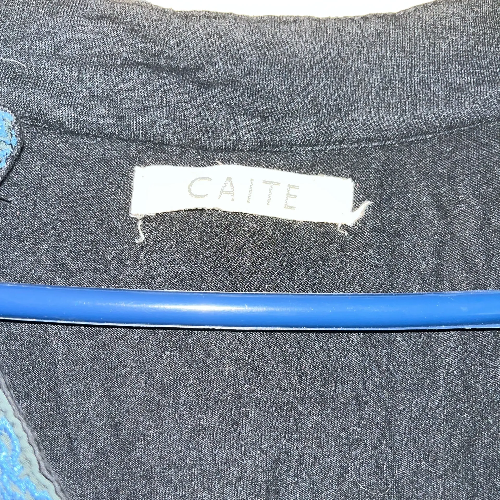 Caite Kyla Seo Amalia Dress Karyn Embroidered Small Black Long T Shirt NWT Size M - Image 2