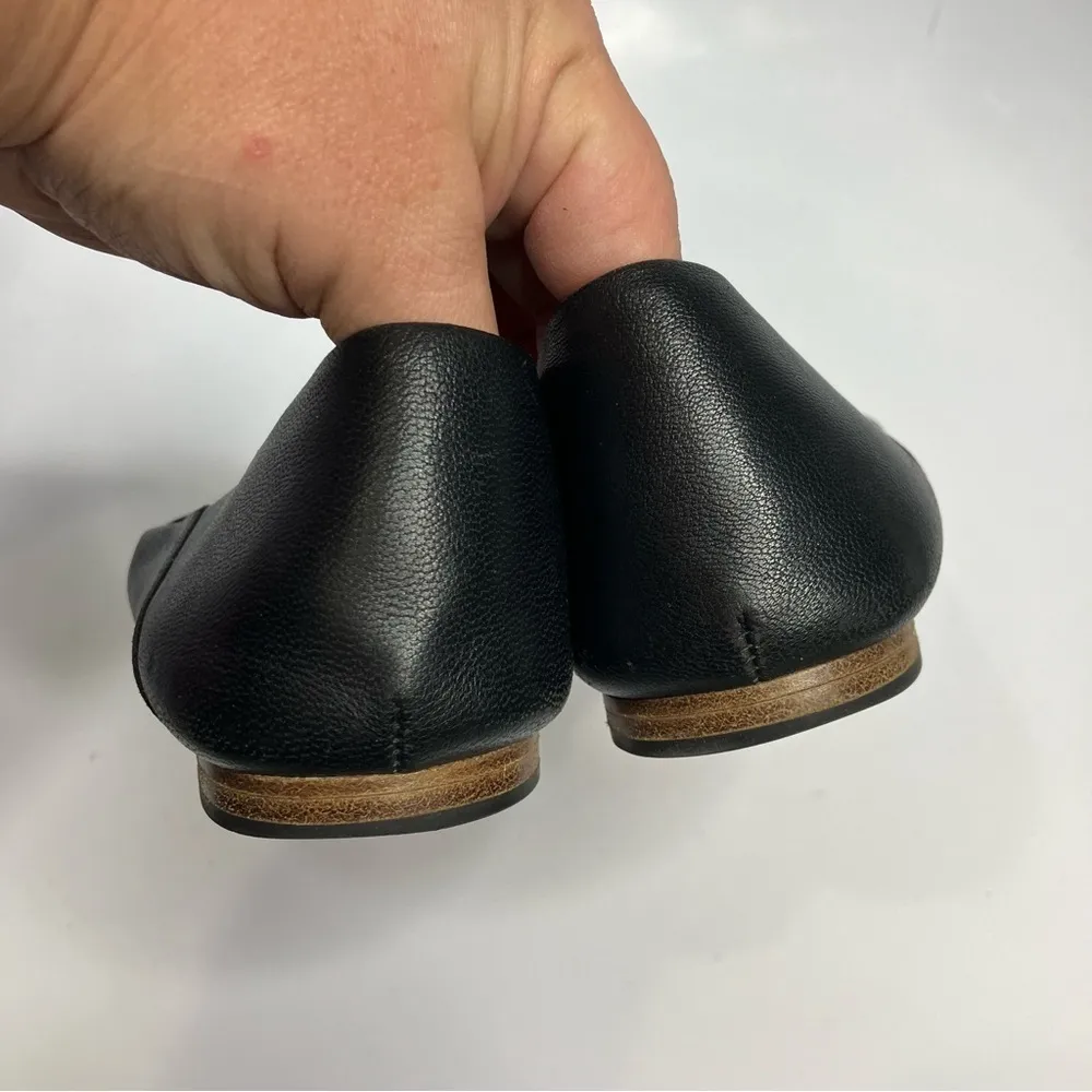 Vince Marley Loafer black‎ leather flats size 9 - Image 7