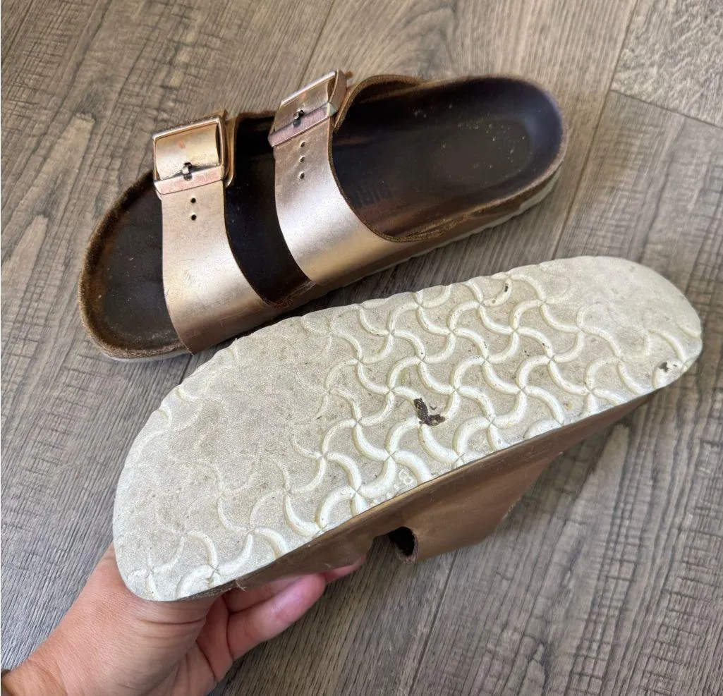 Birkenstock Arizona Birko-Flor - Copper- EU 37 - Image 4