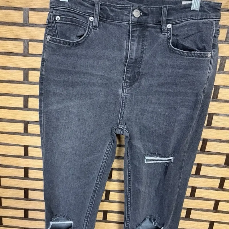 Free People Black Jeans Size 28 - Image 3