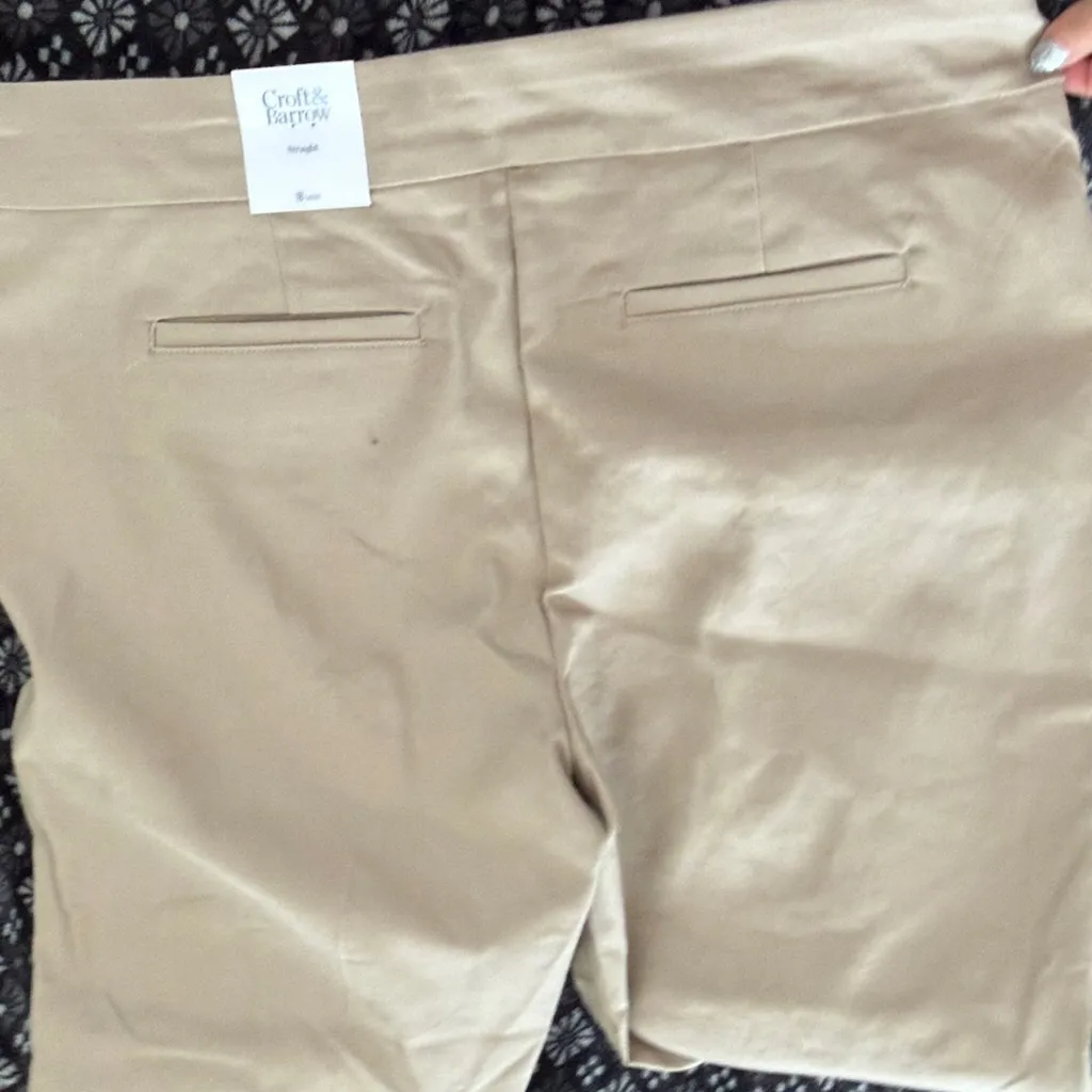 Women's Croft & Barrow Effortless Stretch Pull-On Straight-Leg Pants - Image 4