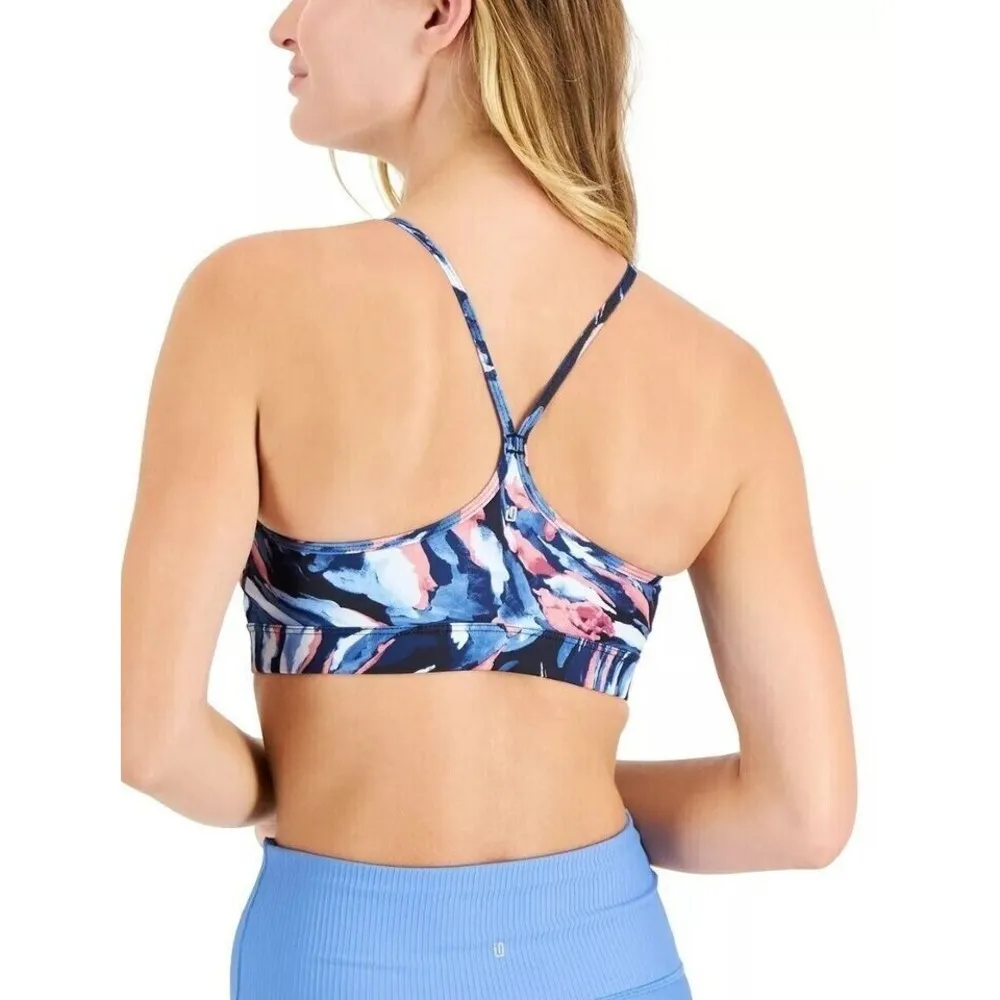 Ideology Women's Low-Impact‎ Sports Bra Painterly Black Tie Dye Plus Size 2X NWT - Image 2