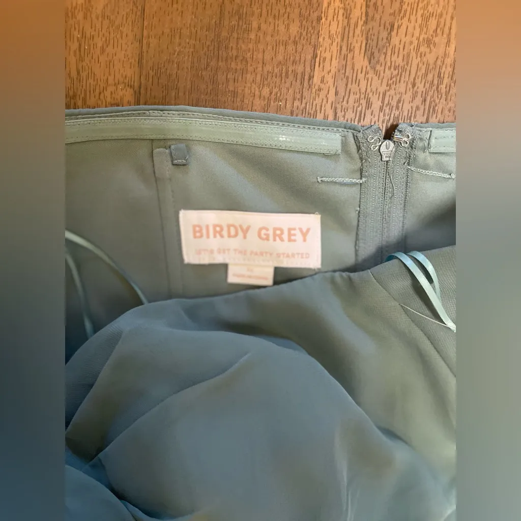 Birdy Grey Green Jumpsuit Wide-Leg High-Waisted - Image 9