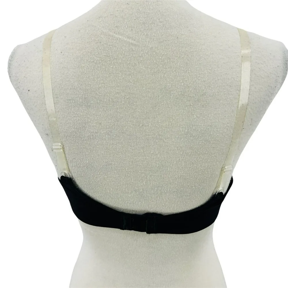 Lascana Underwire Unlined Women Black T Shirt Bra 34B Size undefined - Image 3