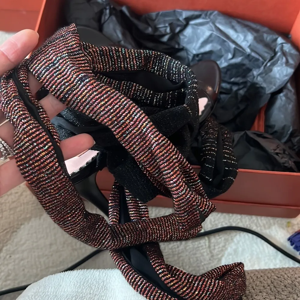 New missoni Tie-Fastening Leather Sandals - Image 6