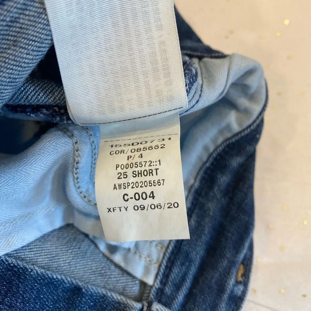 Abercrombie & Fitch Button Fly High Rise Super Skinny Raw Chewed Hem Ankle Jeans - Image 9