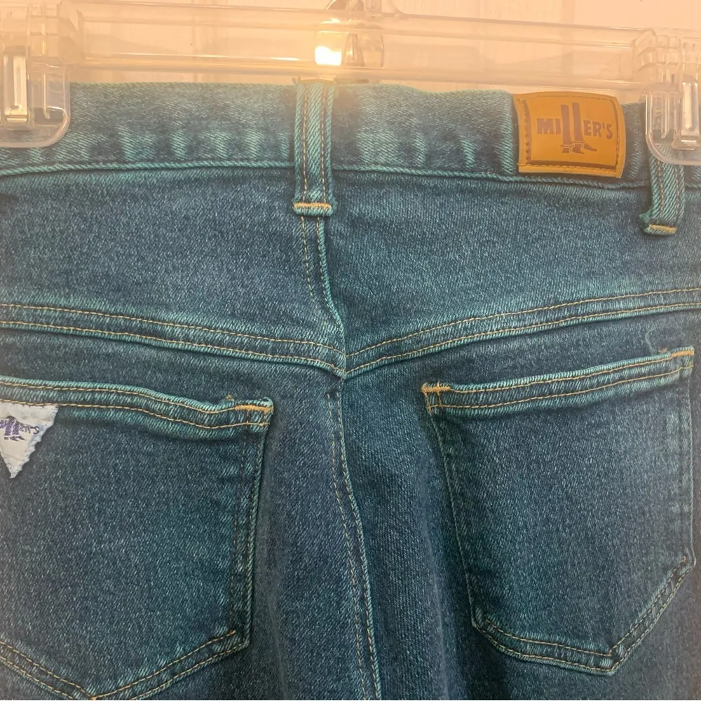 Vintage Miller’s Slim Fit Acid Wash Size 28 Teal Denim Jeans. 1622 Blue - Image 8
