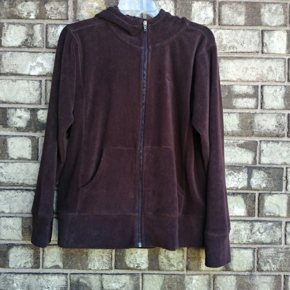 Patagonia size large brown zip-up hoodie - Image 2