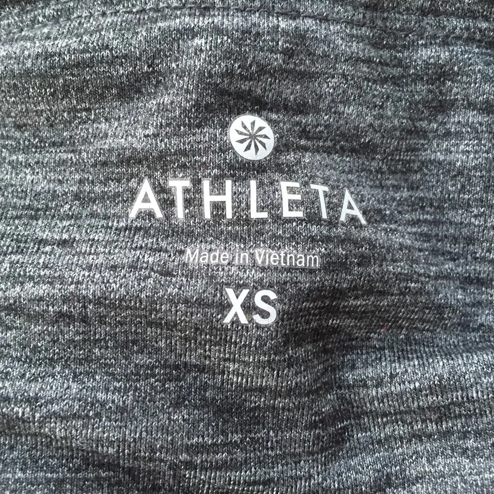 Athleta Relay Capri Crop Leggings Heather Grey XS - Image 5