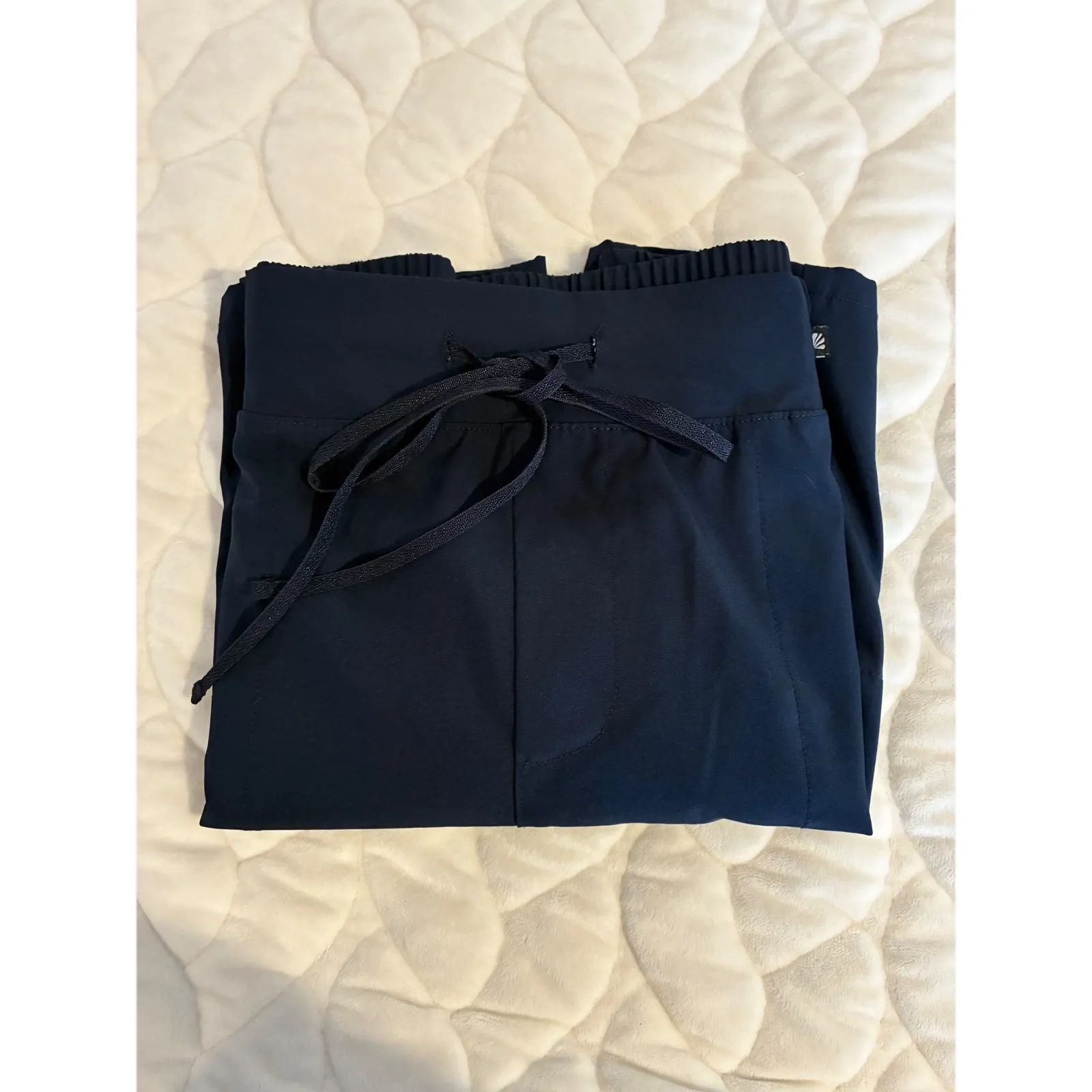 Marika Skort Athletic Skirt Pull On Drawstring Pockets Navy Blue Size S‎ - Image 7