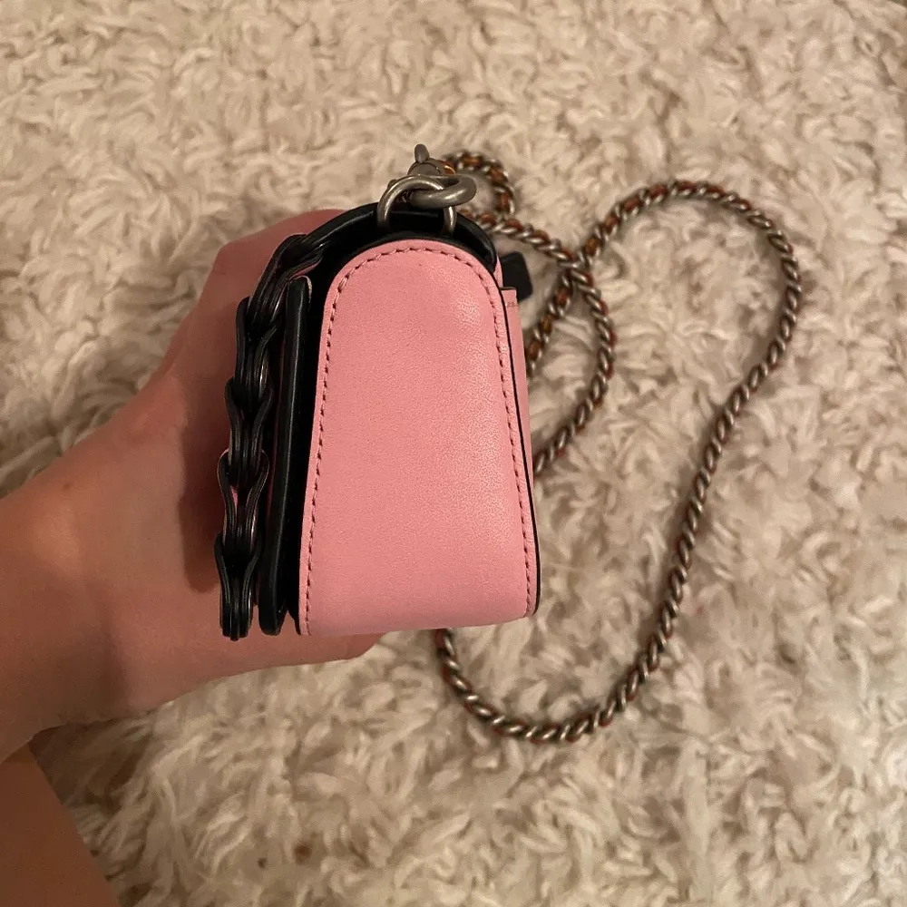 Coach pink and purple mini bag - Image 4