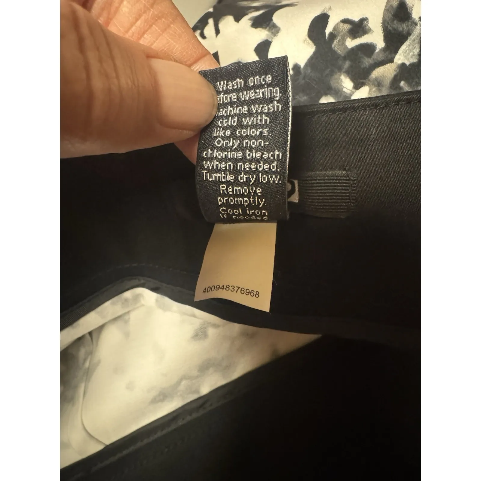 Apt. 9 Women's Black and White Marbled A-line skirt Black Trim NWT $44 Size 10 - Image 16