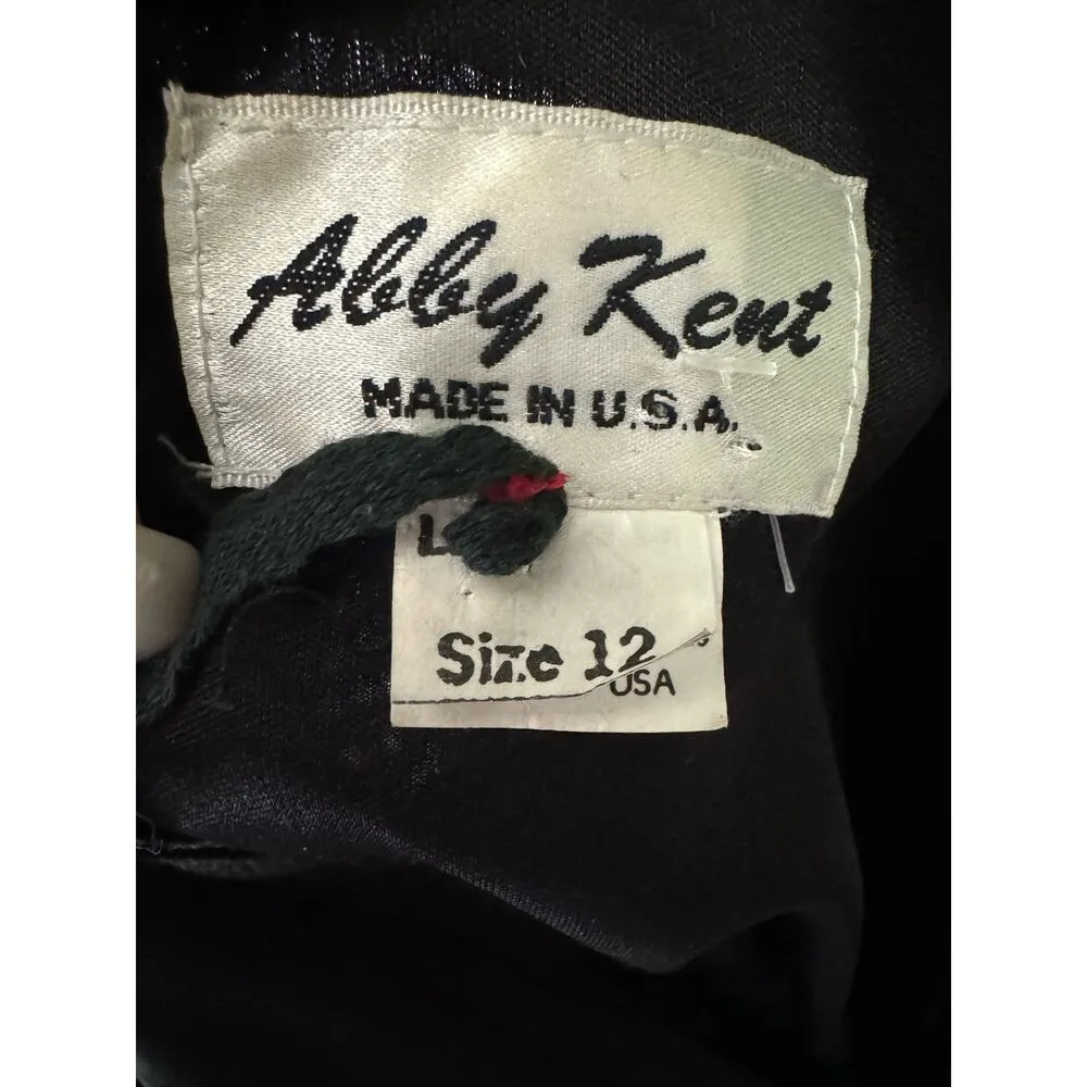 American Vintage Abby Kent Black Beaded Jumpsuit size small to medium - Image 12